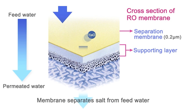 Reverse osmosis membranes are essential to water treatment